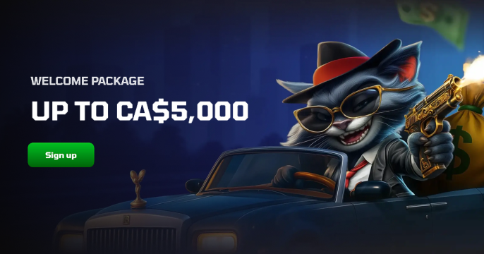 Lucky Capone Casino welcome bonus for Candian players